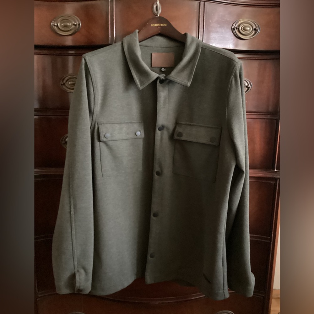 Civil Society Olive Green Button Up Shirt
